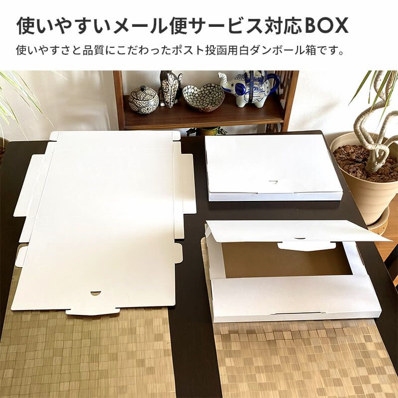 【FY04】ポスト投函用ダンボール箱 [ 310×227×23mm ]