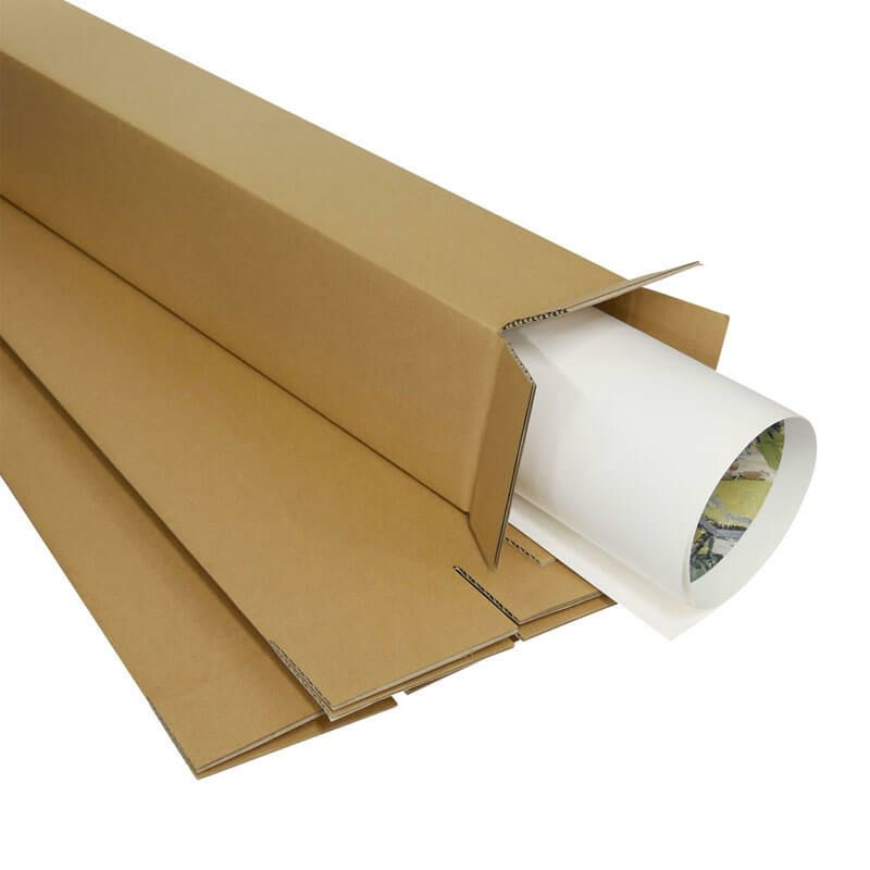 【小サイズ】ゴルフクラブ・ポスター用ダンボール箱 [ 13×13×122cm ]